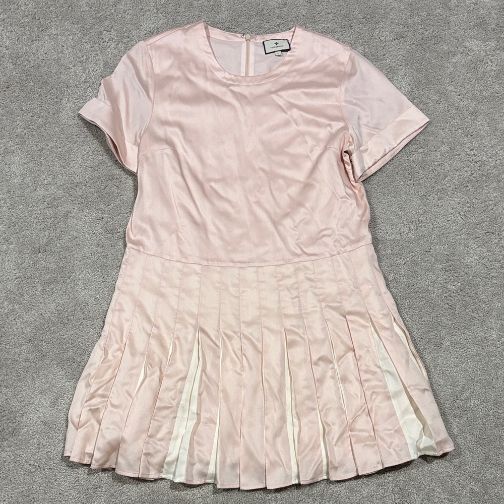 Tuckernuck Blush Satin Dress